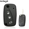 Silicone Car Key Case Cover Accessories for Fiat Punto Panda Idea Grande Punto for Citroen Jumper 2007 Flip Key Holder Keychain