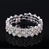 Modeschmuck Voller Diamant Strass Mehrschichtig Mehrreihig Kragen Braut Kristallkragen Kurzer Kragen Halskette