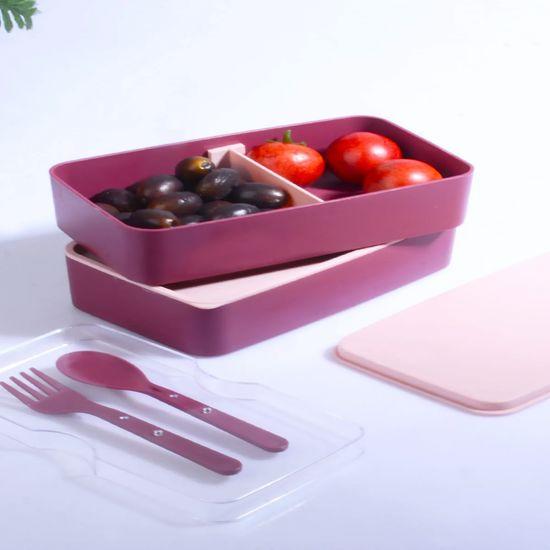 

Rotanev 2 Layer Microwave Compatible Food Storage Container Lunch Box Athlete Student School Workplace Lunch Box - Sporcu Mor