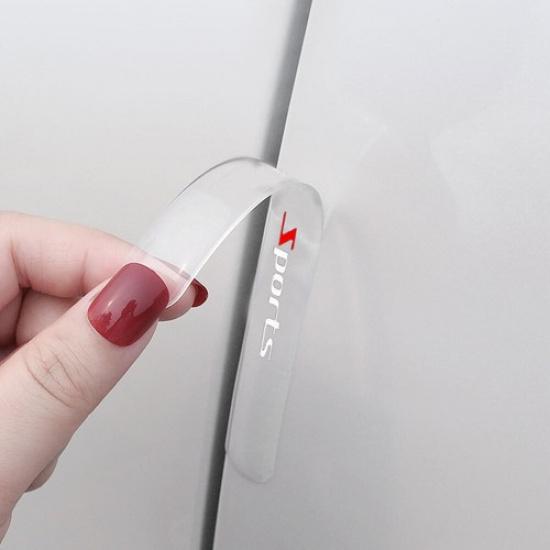 8Pcs Car Accessories Auto Door Handle Bowl Sticker Anti-Scratch Protective Cover