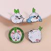 Ne peux pas faire l'amour sans le clou Broche émaillée Ail drôle pleure Ail végétal Jeu de mots Broches Badge de revers Bijou Cadeau pour amis