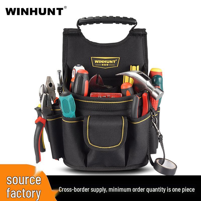 Chang Sheng Ke Multifunctional Tool Kit: Thick Canvas Repair & Electrician Waist Bag