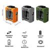 Portable Waist Fan Clip On,10000mAh Rechargeable Wearable Shirt Fan with Light,5 Speeds Belt Fans Cooling Fans for Outdoor