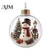 Christmas Gifts for Family Story Ornament, Acrylic Hanging Angel Santa Claus Holiday Home Decorations Candy House Designs, Ball Shape Festive