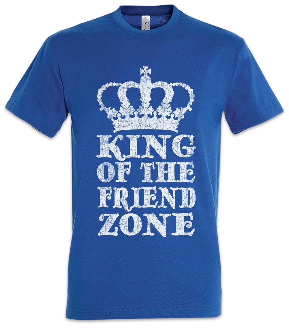 King Of The Friend Zone Mens T-Shirt Mens Womens Tees Top Friendzone Fun Friendship Friend Ship 3XL