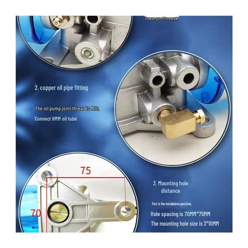 Hand-Operated Grease Pump for Injection Molding Automation (LSG-03/05/08)