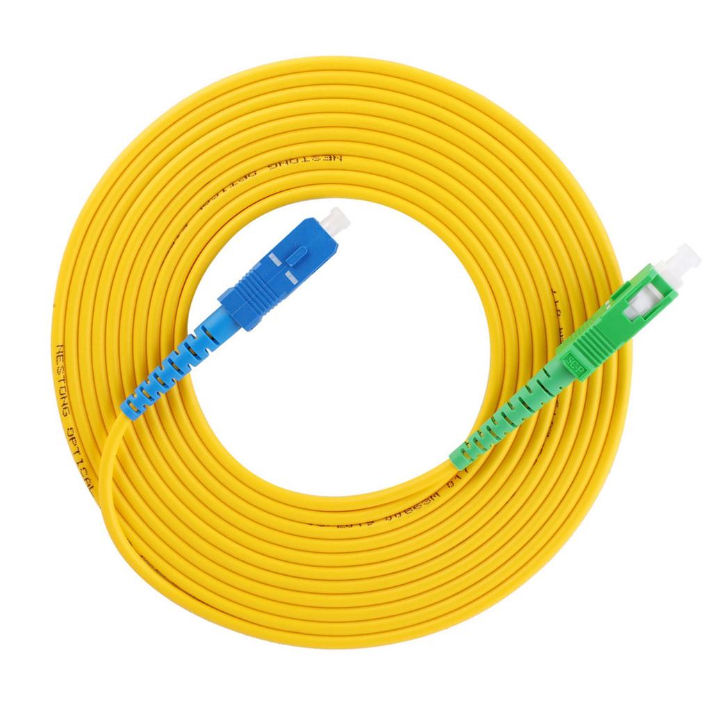Fiber Jumper 20m Optical Fiber Patch Cord Single Mode Cable Sc APCSc UPC