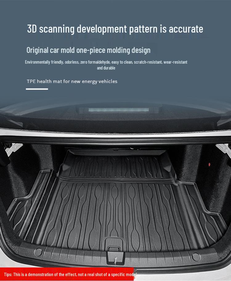 All-Weather Custom TPE Trunk Mat for Nissan N7 Cars