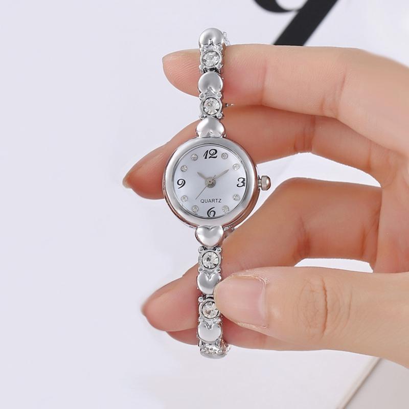 

Новые Модные Женские Часы Повседневные Часы с Кварцевым Механизмом и Стразами Женский Браслет Наручные Часы Relogio Feminino Подарок для Друзей Семьи Часы