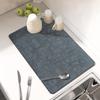 Kitchen Countertop Drain Mat Absorbent Non-slip Mat Tableware Drying Mat Cup Mat Insulated Tea Table Bar Mat