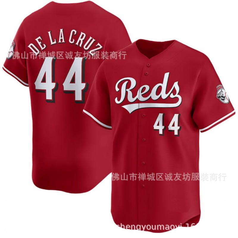 Cincinnati Reds 44 Gray Fan Baseball Jersey Unisex Sport Top Fall Winter