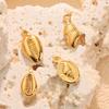 European & American Ocean Series Seashell Stainless Steel Plated Jewelry: DIY Fashion Bracelets, Earrings & Necklace Accessories