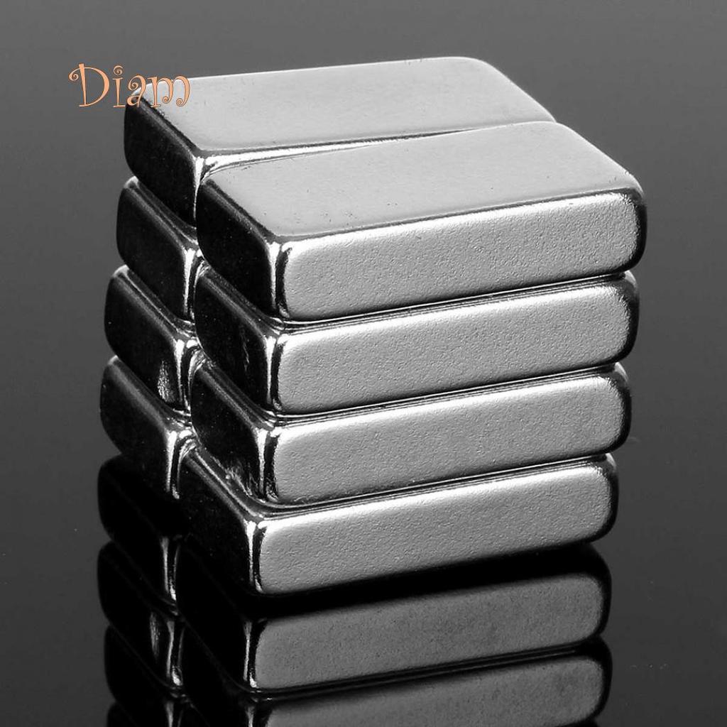 100-Piece N52 Neodymium Block Magnets – Super Strong 20x10x2 Mm Rare Earth Magnets