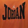 Jordan Brooklyn T Shirts Men's Seastar Orange/Sail White Crew Neck Moderate HV3895-805