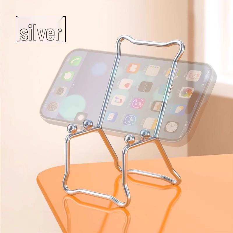 Creative Metal Phone Holder - Minimalist Chair Design, Portable, Multi-functional.