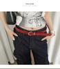 Belt Women's Crocodile Patterned Decorative Jeans with A Sense of Luxury Niche Design Slimming Casual Thin Belt Trendy