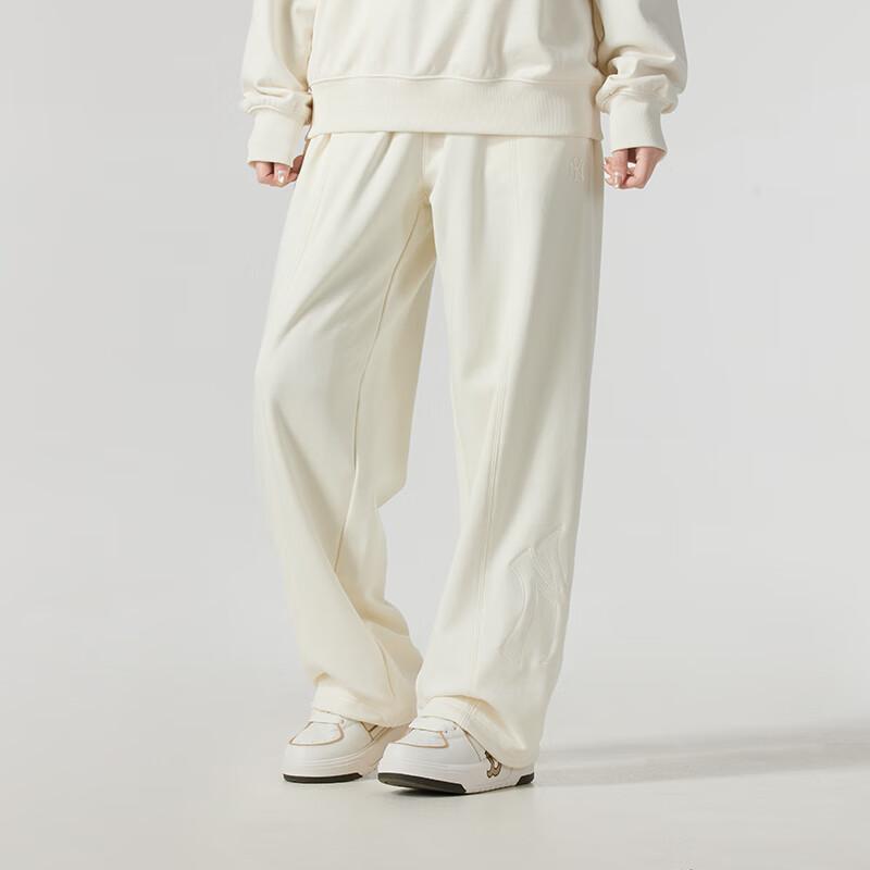 New MLB New York Yankees Casual Pants Unisex Cream 3APTB0551-50CRS