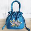Handtasche Damen Kleine Tasche Handtasche Ethno-Stil Stickerei Tasche Mama Tasche Damen Bucket Bag Zeichengurt Hanfu Handytasche