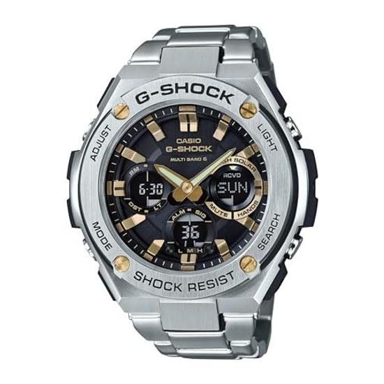 Casio Wristwatch G-Shock G-STEEL Radio Solar GST-W110D-1A9JF Mens Silver