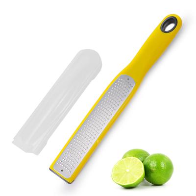 Citrusový zester na citrony a struhadlo na sýr se záchytnou nádobou na sýr, citrony, zázvor, česnek, zeleninu, ovoce