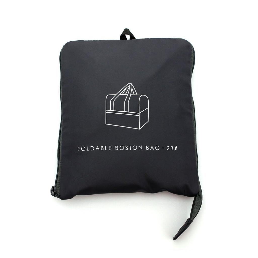 Hapitas Foldable Boston Bag, Carry-On, H0002 431. Logo Black
