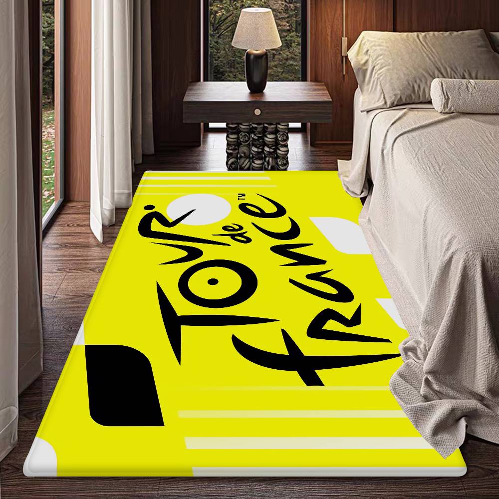 T-Tour De France Room Mats Retro Multiple Choice Living Room Kitchen Rug Non-Slip Welcome Rug