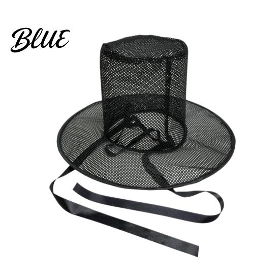 Light Burden-free Hat Vintage Korean Gat Hat Black Mesh Wide Brim Joseon Dynasty High-quality Costume Prop Scholar with Neck Strap Halloween Cosplay
