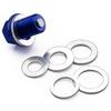 DRC Aluminum Gasket Washer M10 x 19mm 50 Pieces Dirt