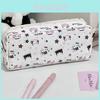 Hellokitty Canvas Pencil Case With Large Capacity For School And Office Use