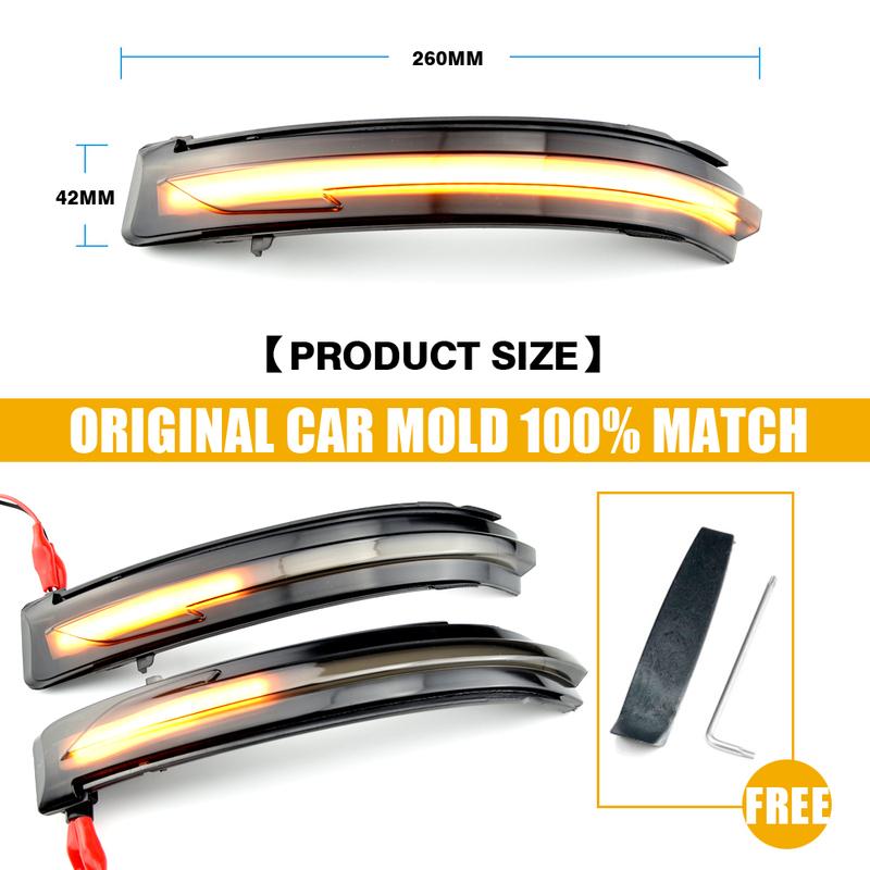 Nissan X-Trail T32 Qashqai J11 Murano Z52 Navara NP300 Pathfinder Juke LED dönüş sinyali ışıkları Ayna için Dinamik Sinyal Lambası