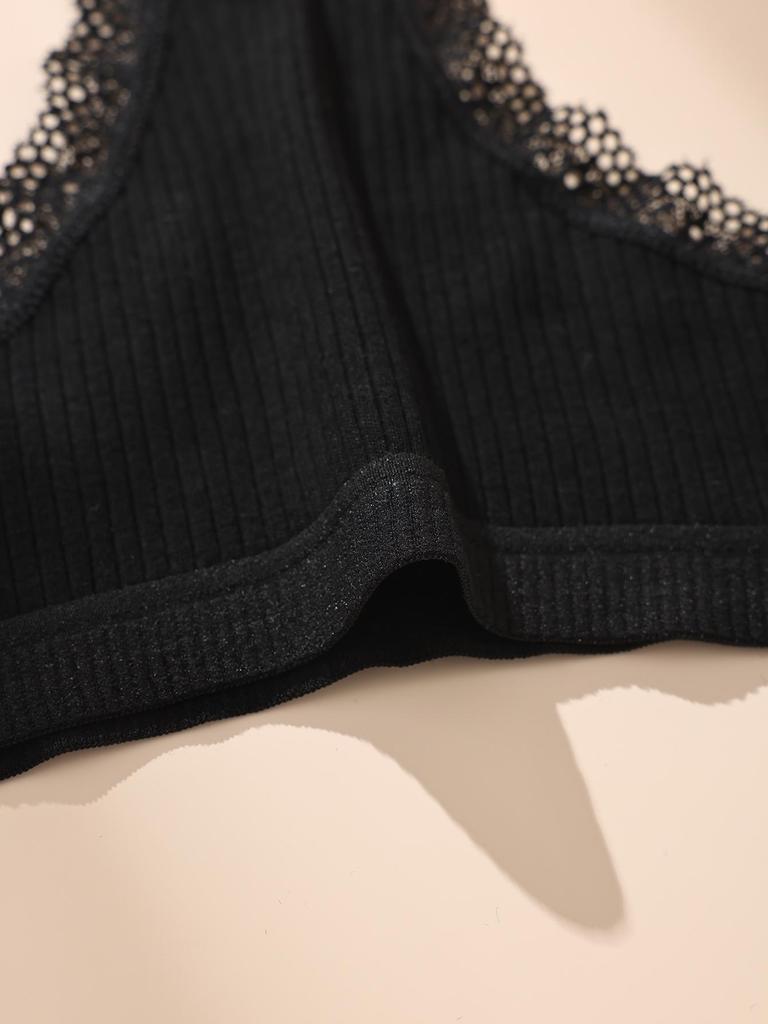 5Pcs Women Thongs Sexy Lace Panties Low Waist Underwear Girls Briefs G-String Breathable Ladies Panty Black Female Lingerie S-XL