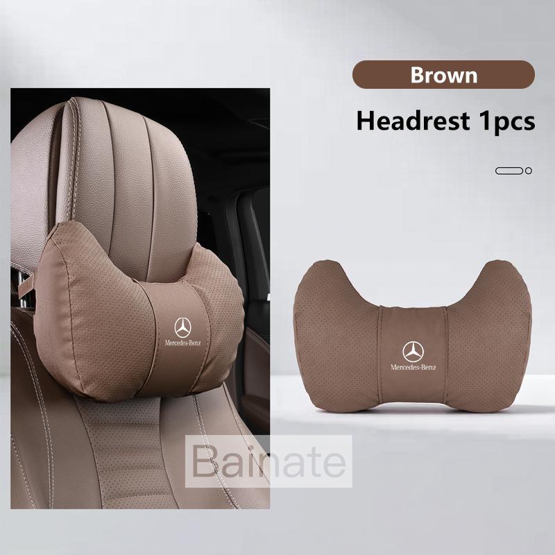 For Mercedes Benz A C E V S Class CLA CLS GLA GLC GLK GLS SLK ML Vito Car Headrest Soft Neck Pillow Seat Lumbar Cushion Support