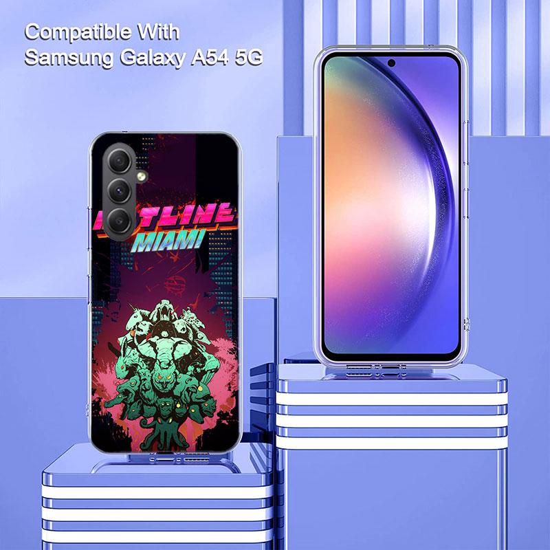 Game Hotline Miami Phone Case for Samsung A17 A37 A57 A07 A16 A26 A36 A56 A06 A02S A12 A22 A32 A52S A04S A14 A24 A34 A54 A03 A13