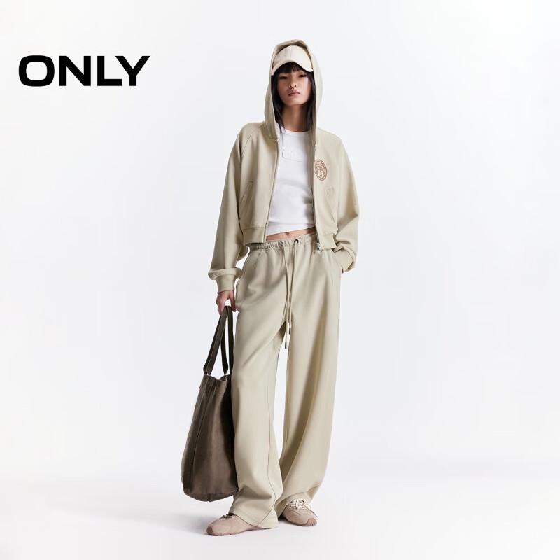 ONLY Women's Loose Fit Drawstring Waist Casual Pants