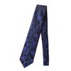 Silk Floral Made In 3 Sizes Narrow D+Arts Nishijin-ori Necktie, Japan, (Blue, Tie)