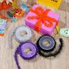 Wire Garlands Tinsel Ribbon Colorful Ribbon for DIYs Craft Bows Gift Wrapping
