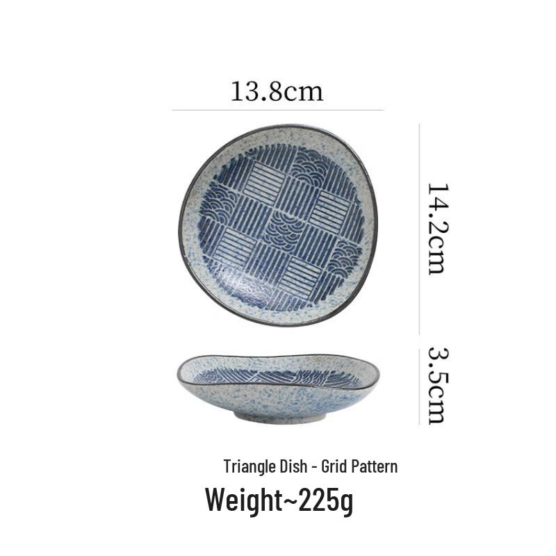 Japanese Style Ceramic Serving Plates Set