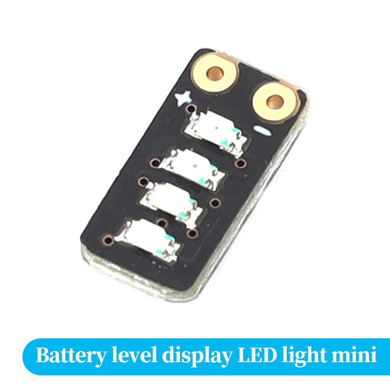 5Pcs 1S Mini LED Battery Level Display Board 3.7-4.2V 1S Lithium Capacity Meter Cable-Free Bare PCB Indicator