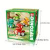One Dinosaur Push Toy Car, Randomly Shipped In 4 Colors, Cartoon Vehicle, Children's Sports, Interactive Game, A Joyful Gift for Kids