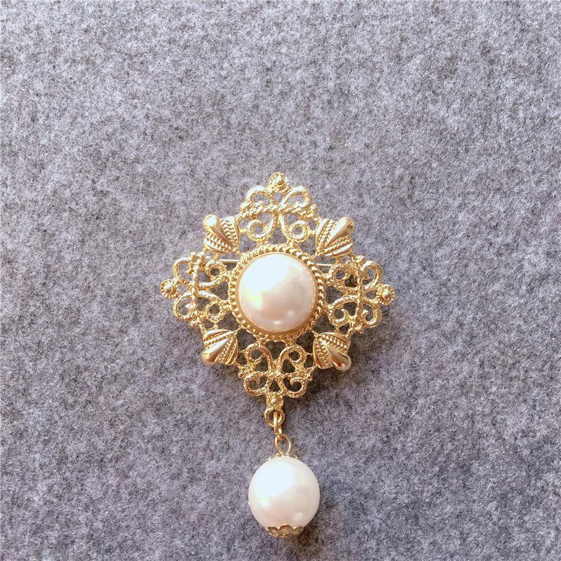 

Винтажный жемчужный олений рог пальто булавка кардиган пряжка брошь женская шляпа пальто броши аксессуары