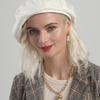 MAIA Wool Beret - Ivory