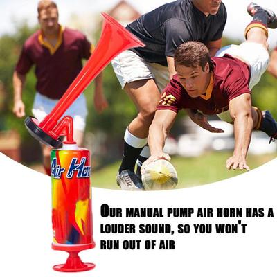 Soccer Horn Plastic Pipe Vuvuzela Low Voice Fans Cheer Football Air Horn Speaker Cheerleading Horns Push The Pump Gas Air Horns
