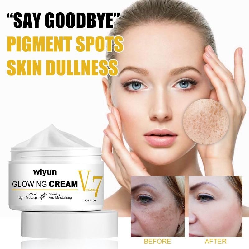 Wiyun Brightening V7 Cream For Enhanced Skin Texture And Hydration With Formula Antiwrinkle