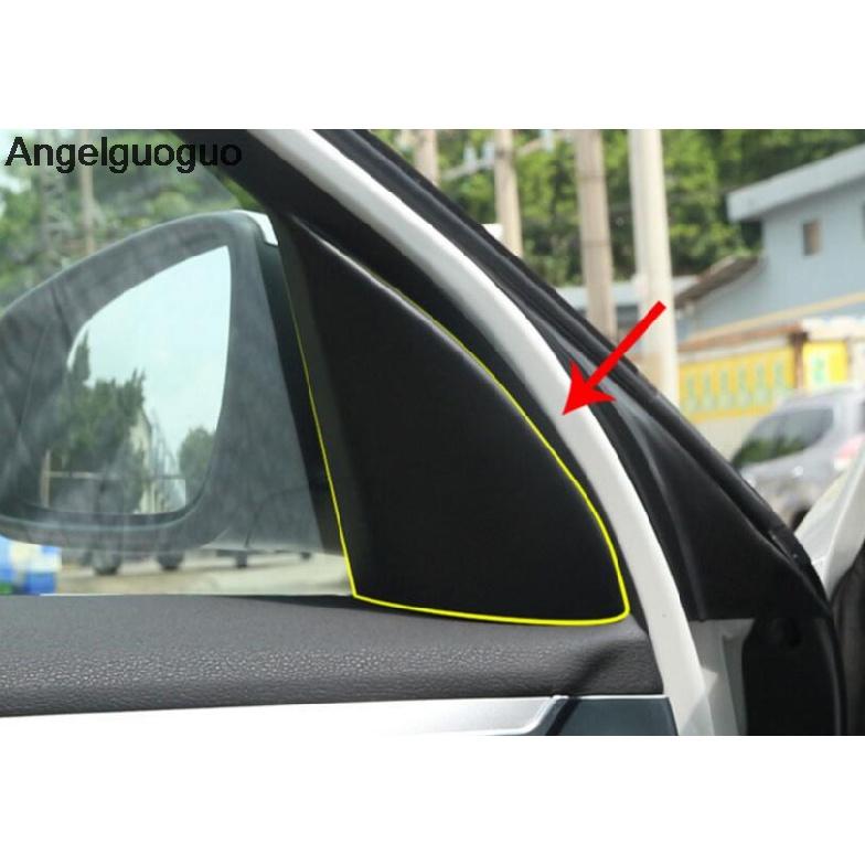 Angelguoguo Aluminum alloy For BMW X1 F48 2016 2017 car  Audio Speaker Loudspeakers loud speaker cover Trim