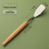 Rosewood Handle Oil Painting Knife: Acrylic & Gouache Pigment Scraper with Varnishing Flat and Pointed Blades
