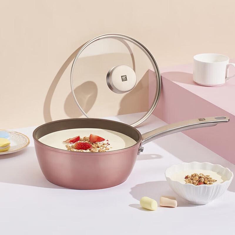 

Zwilling Enjoy 20cm Pink Non-Stick Saucepan