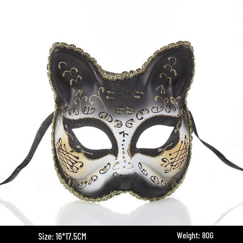 Creative Cartoon Venetian Animal Masquerade Mask for Adults - Ideal for Evening and Halloween Parties