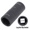 CR-MO Lug Nut Flip Socket Lug Nut Removal Tool  Roadside Emergency Tire Breakdown Repair Service