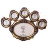 Or rose baroque ornement suspendu cadre photo
