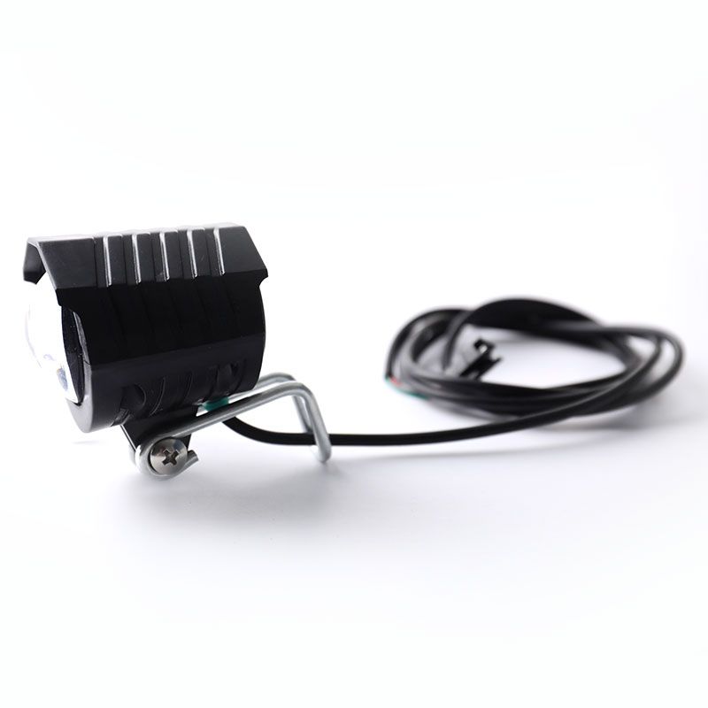 2 In 1 E-bike Light Headlight Input DC 36V 48V 60V Electric Scooter Handlebar Lamp Electric Scooter LED Front Light With Horn